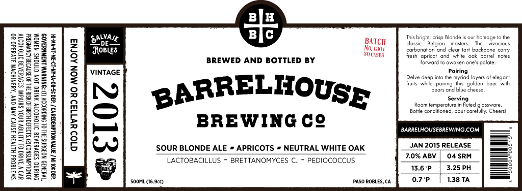 Logo of barrelHouse brewing co